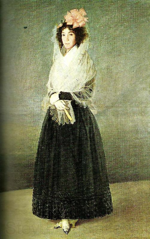 Francisco de Goya the marquesa de  la solana, c. Norge oil painting art